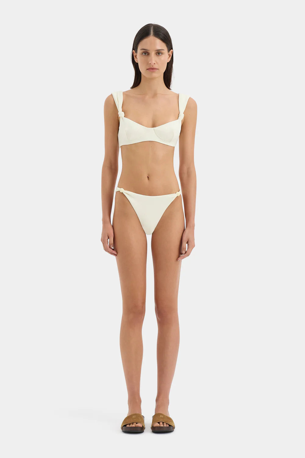 Playa Terry Beaded Bikini Bottom