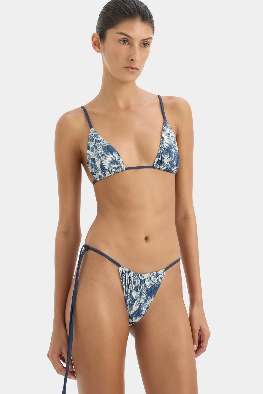 Lilia String Triangle Bikini Top Daisy Meadow