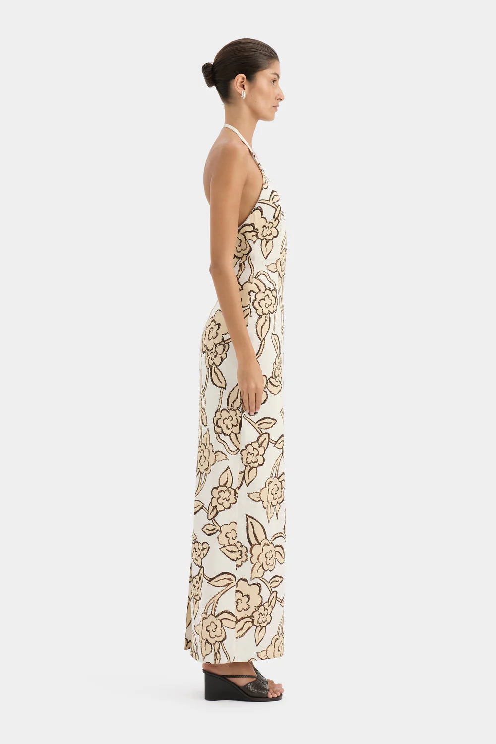 Elodie Halter Midi Dress