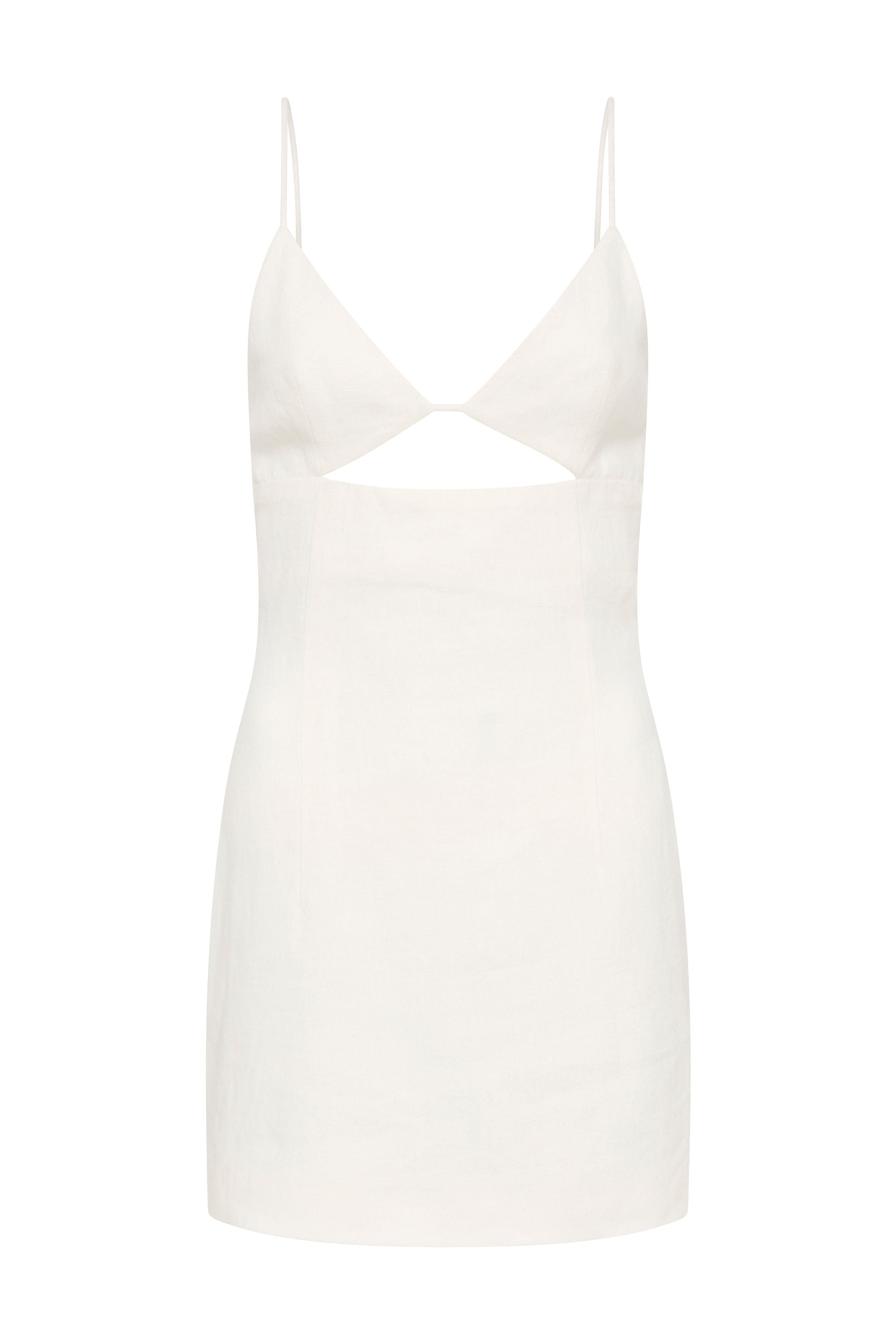 Linen Bra Mini Dress