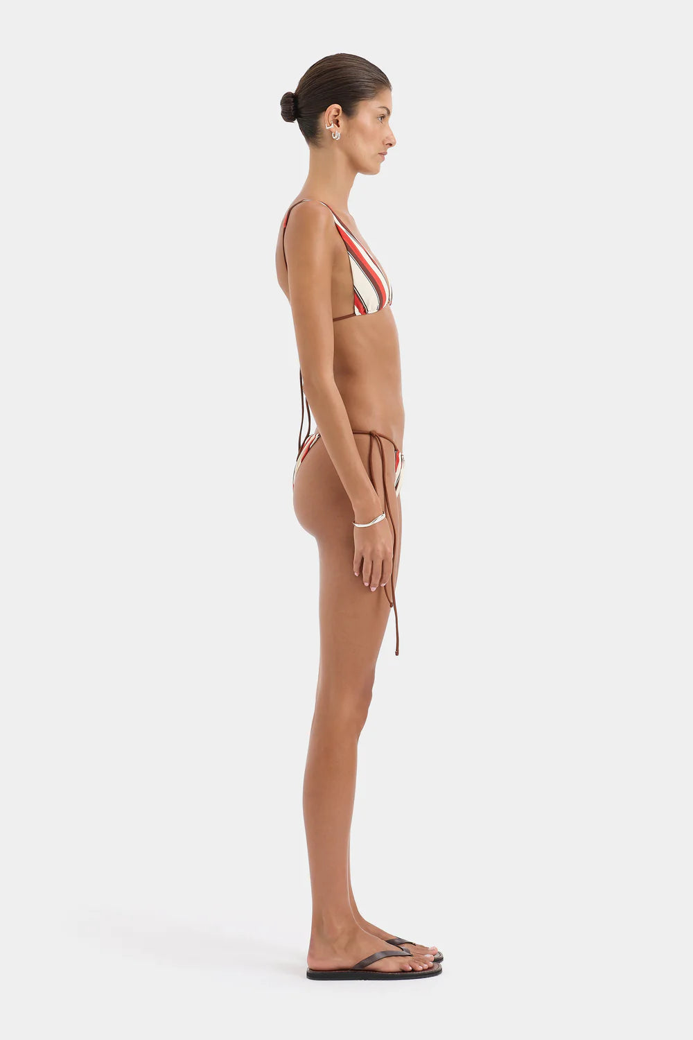 Alva String Bikini Bottom Laila Stripe