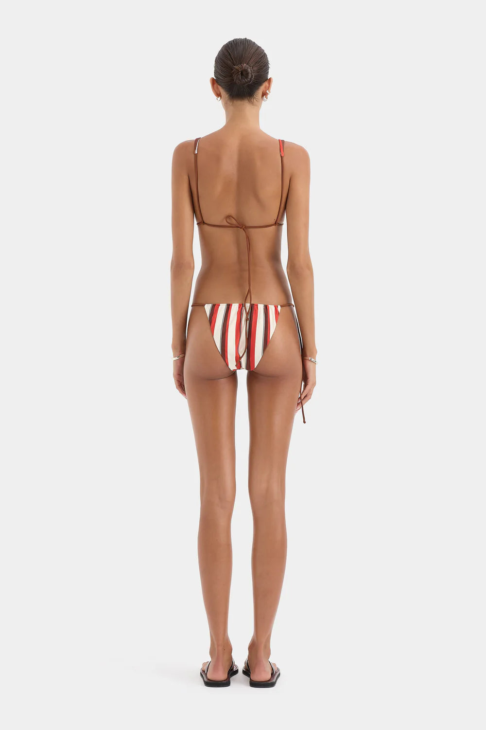 Alva String Bikini Bottom Laila Stripe
