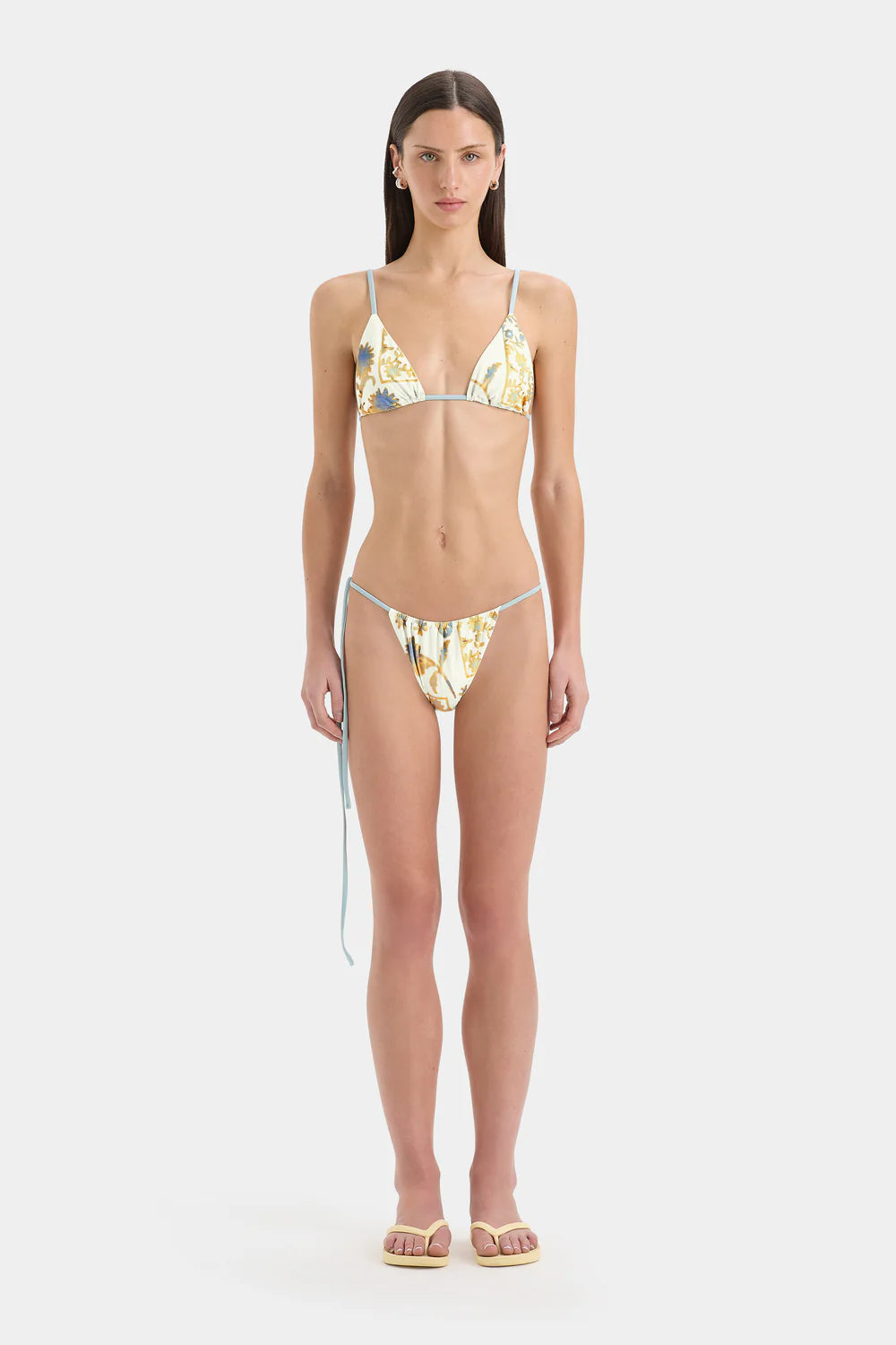 Cecile String Triangle Bikini Top