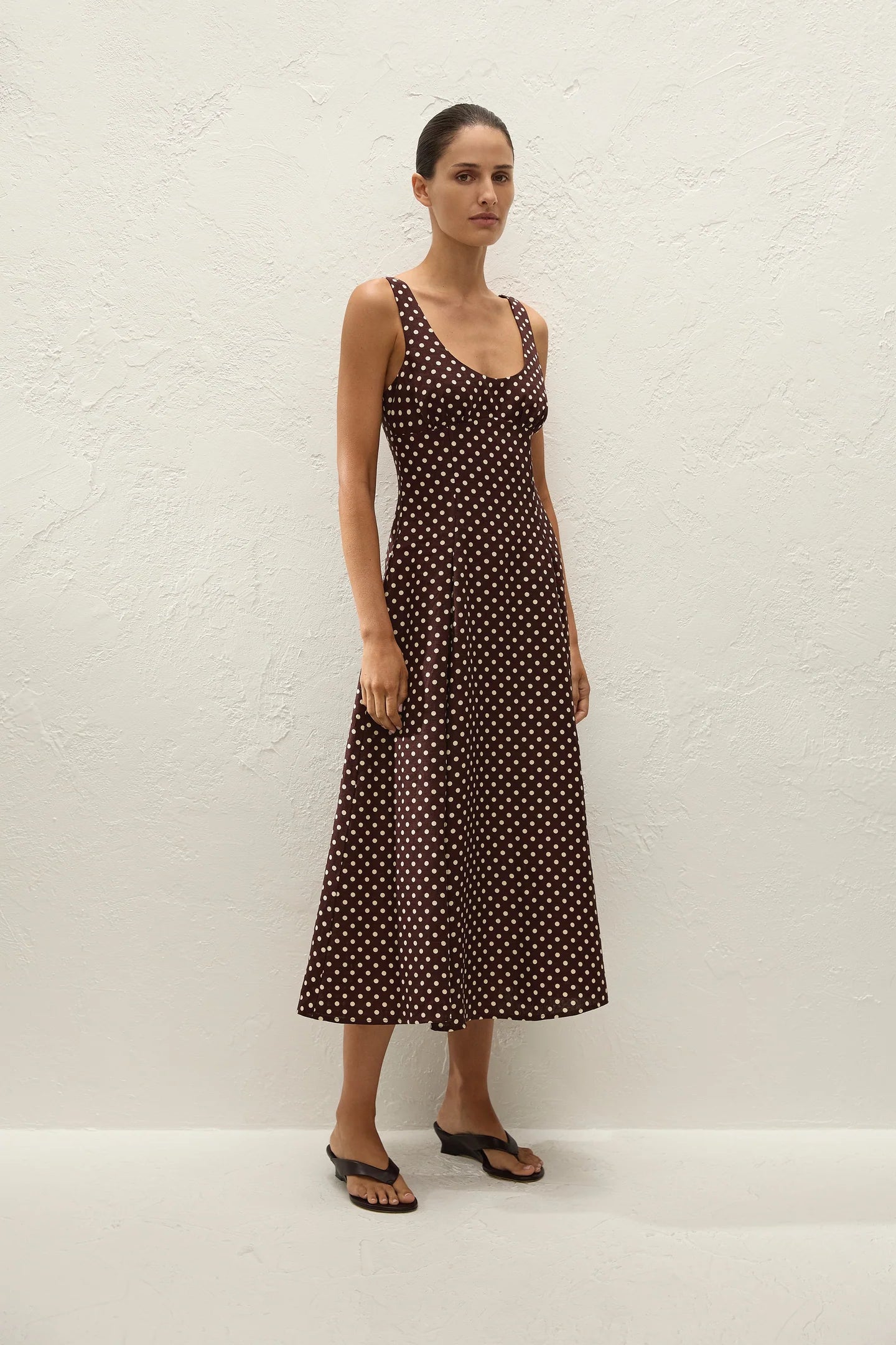 Esme Midi Dress Martinha Polka Dot