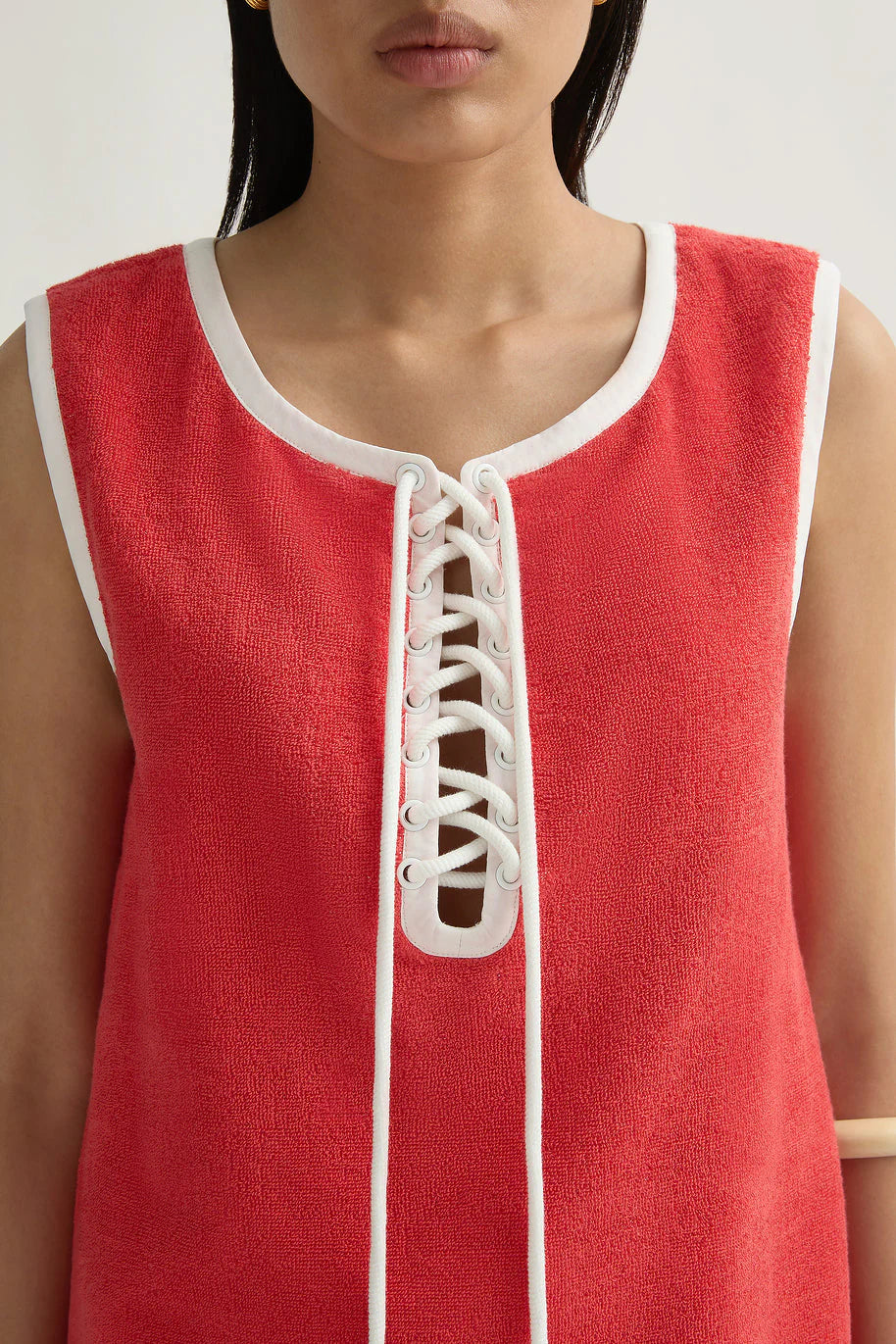 Cody Tunic Red Ivory Fish