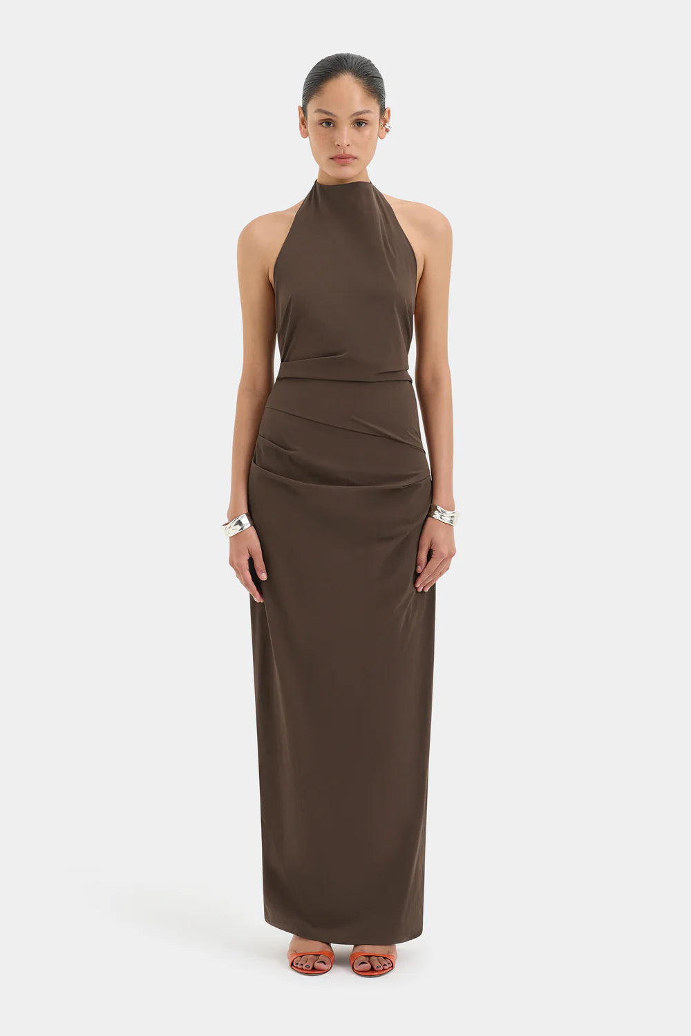 Sol Halter Gown | Mocha Brown | SIR. Mocha / 2 Sol Halter Gown | Mocha Brown | SIR. Mocha / 2