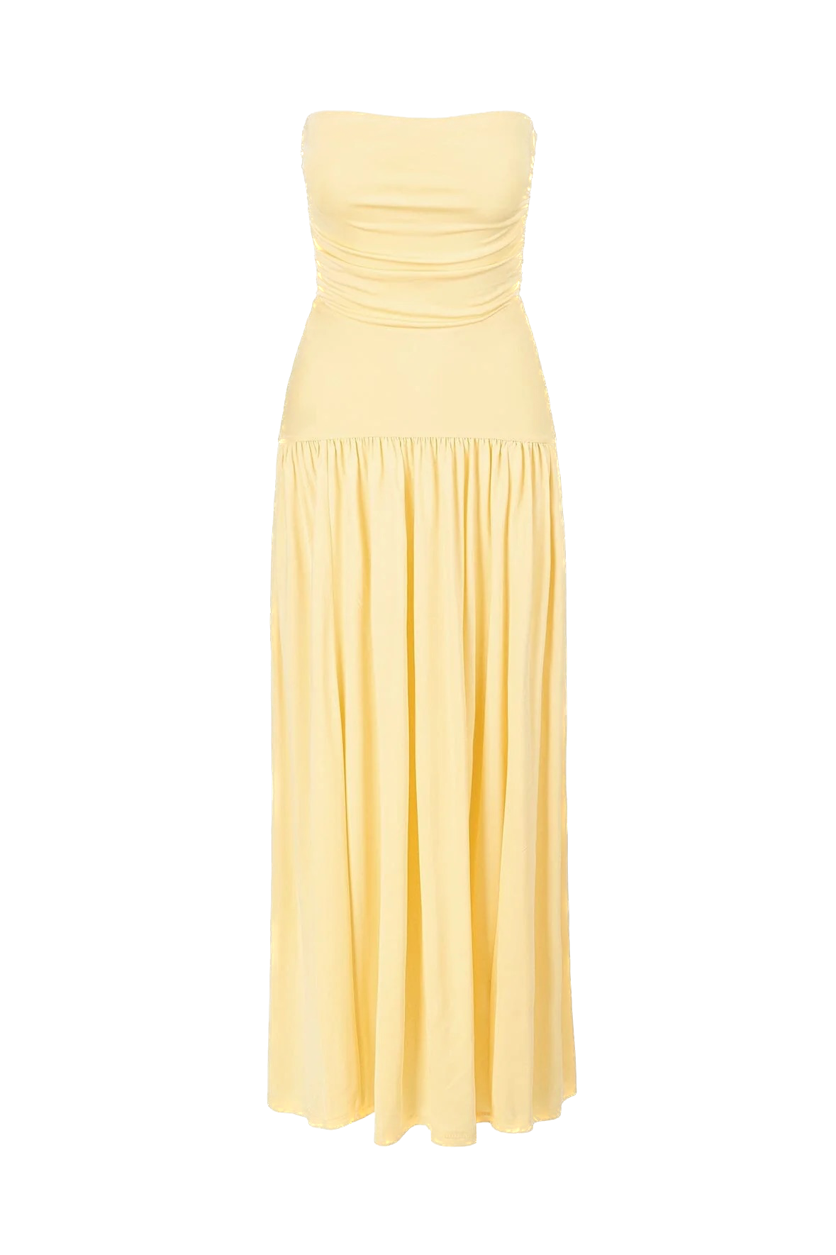 staud long dress STAUD, Mariana Dress in Pale Honey, Size Large