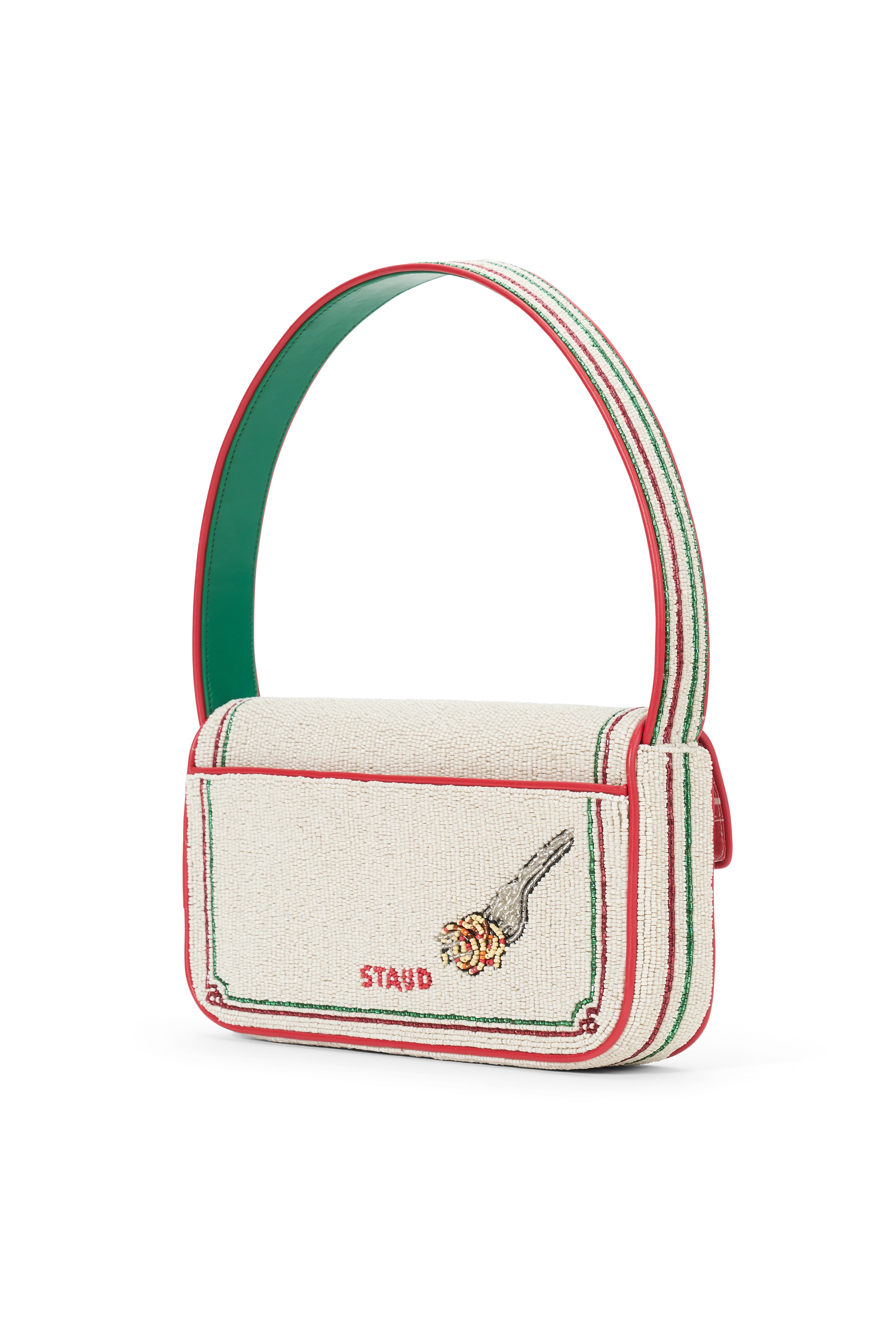 Tommy Beaded Bag Tomato