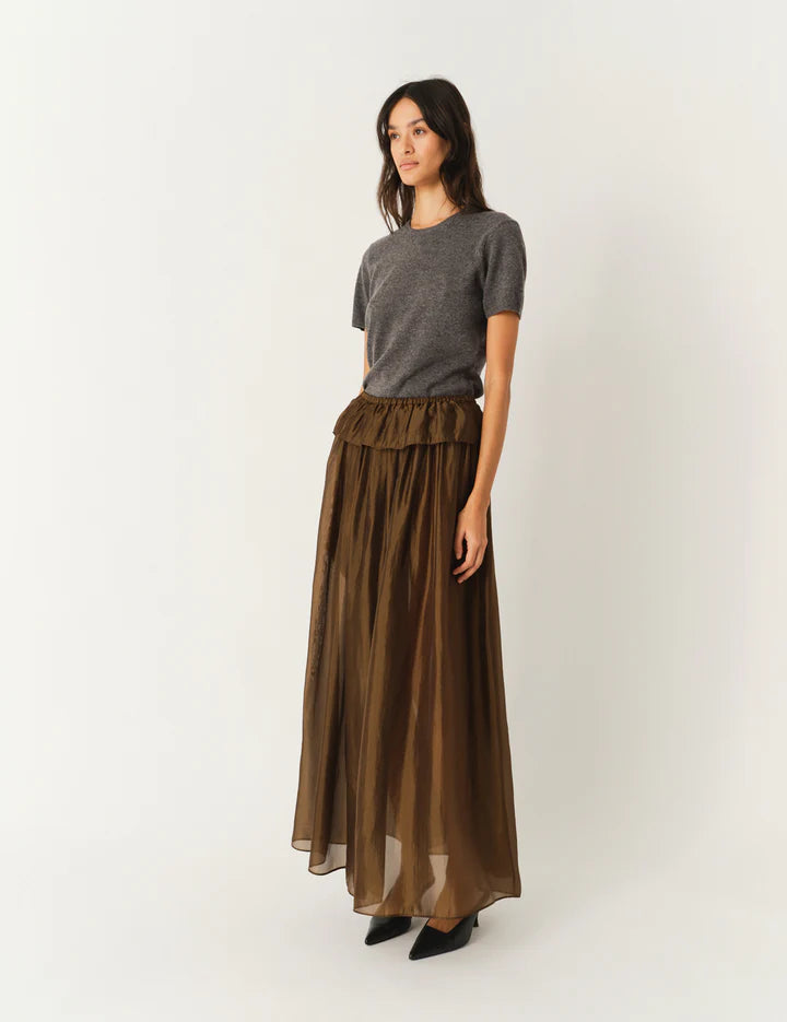 Gilian Maxi Skirt Espresso