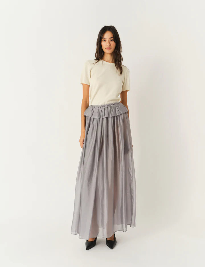 Gilian Maxi Skirt Smoke