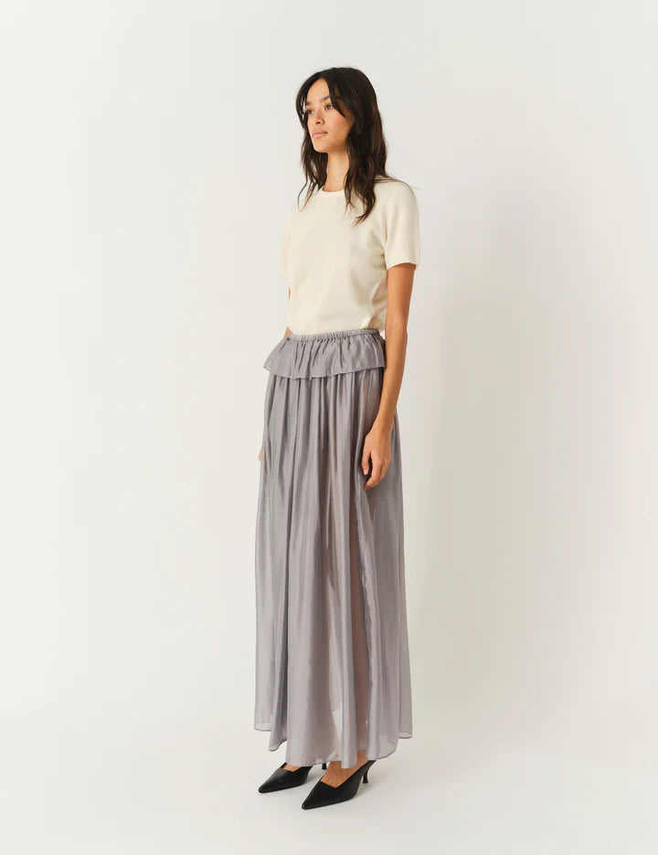 Gilian Maxi Skirt Smoke