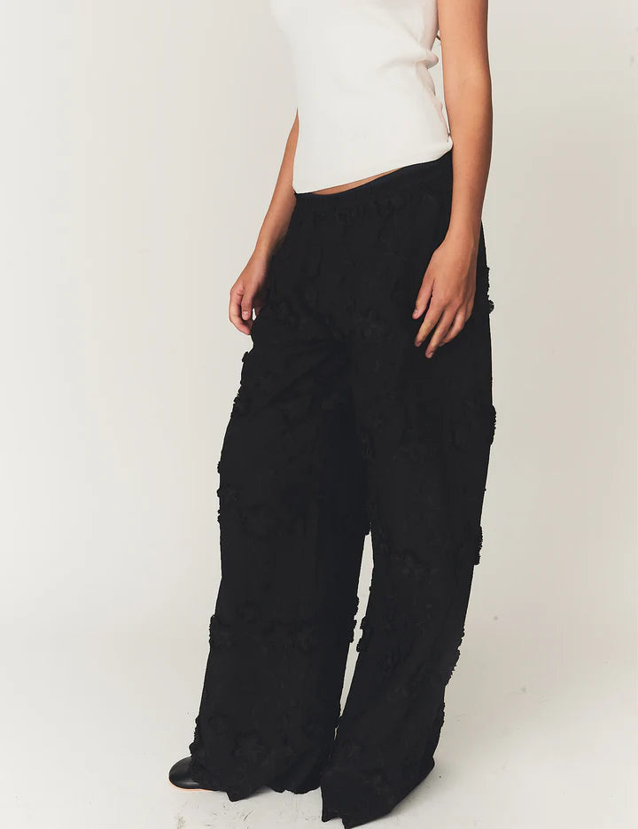 The Fleur Pants Black