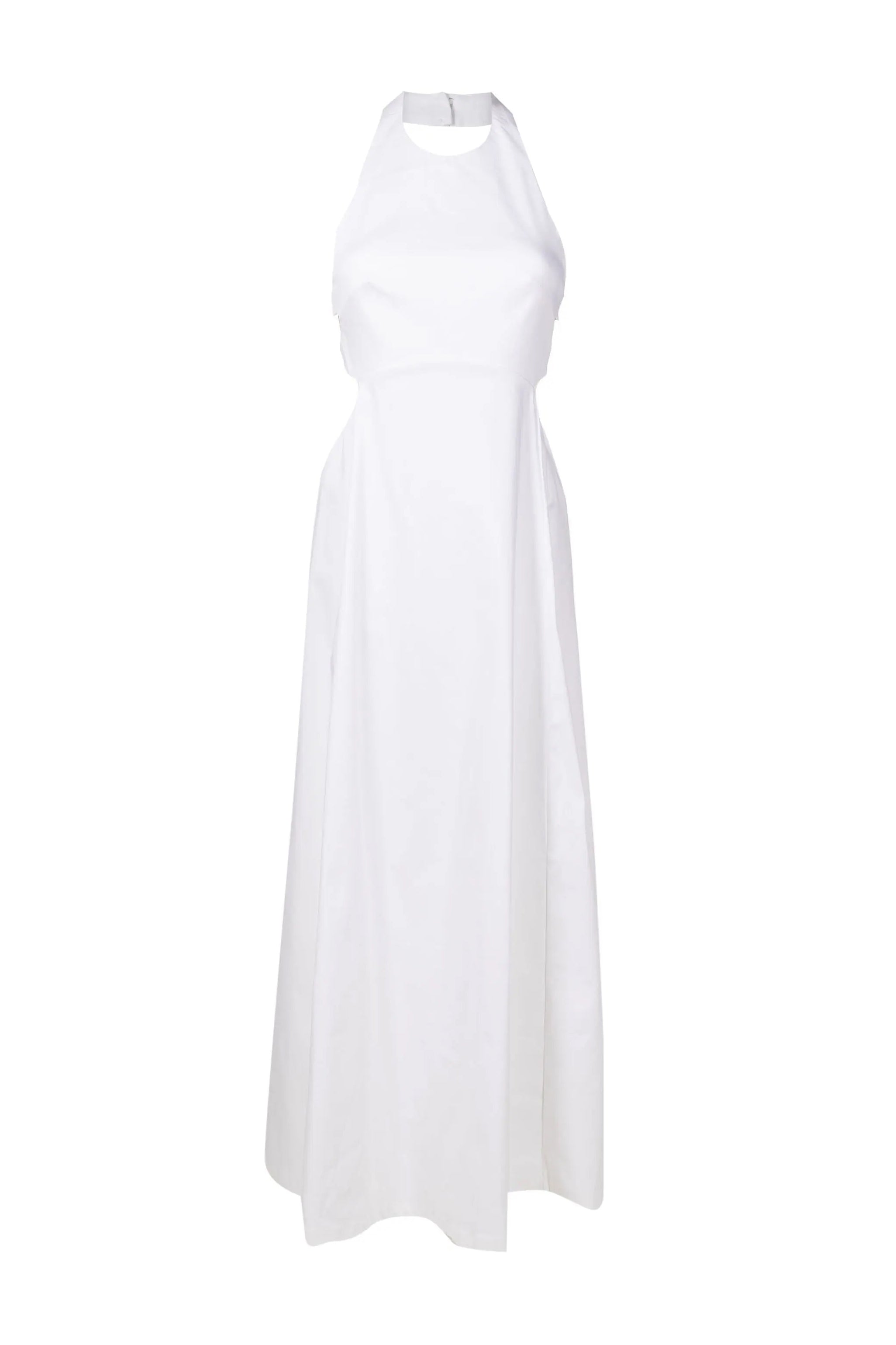 Cotton Solid Long Dress