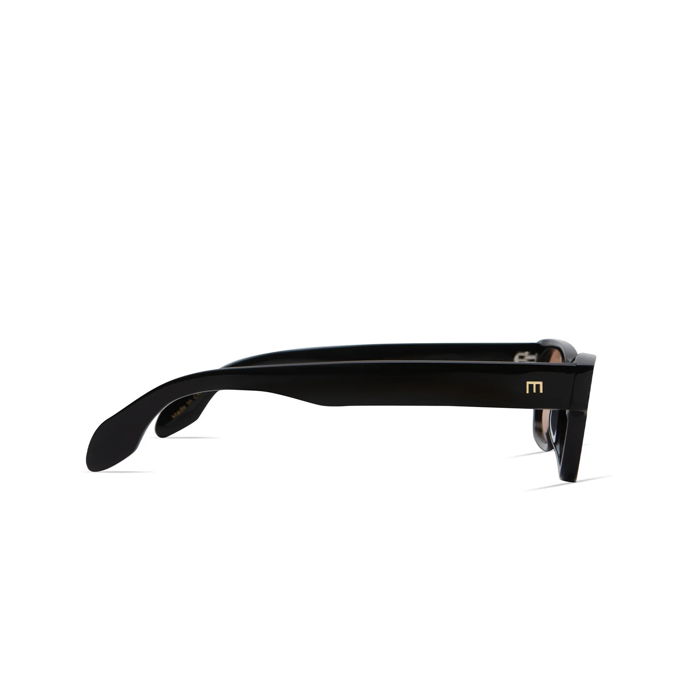 Alix in Gloss Black Amber Lens