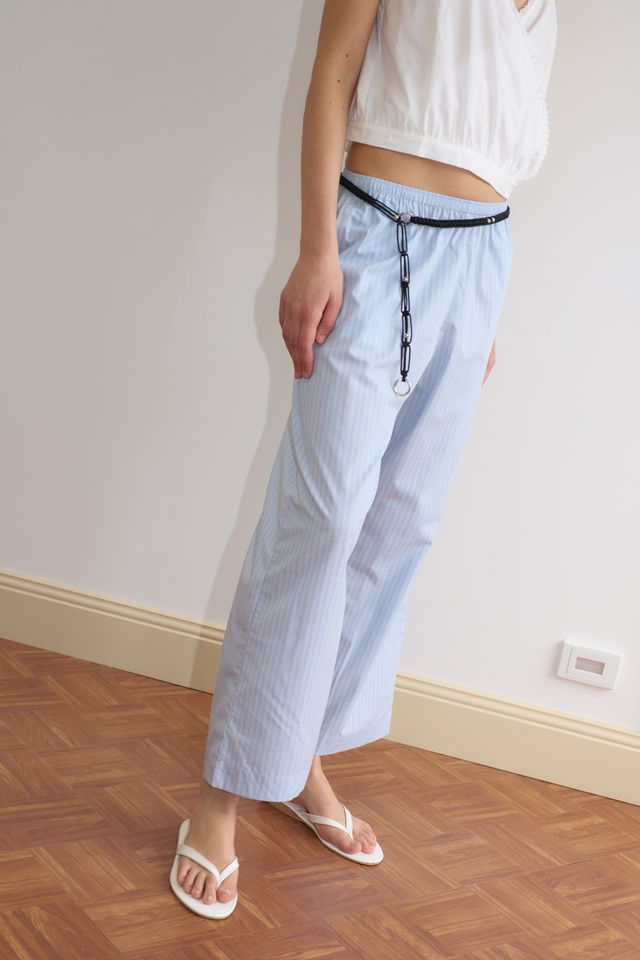 Ease Trouser Lake Blue Stripe
