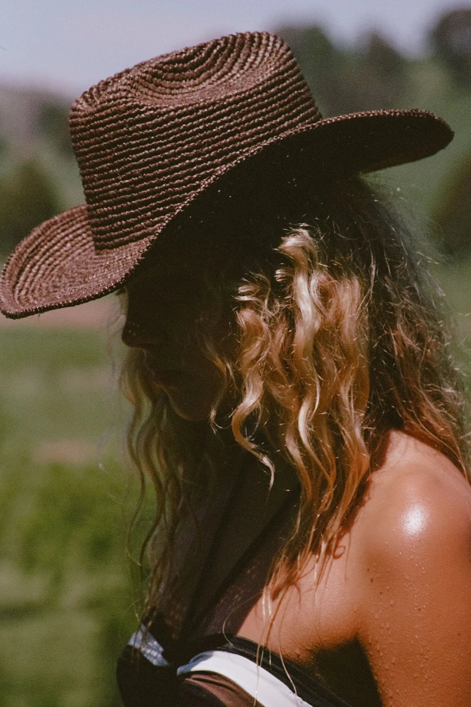 Raffia Cowboy Hat Coco